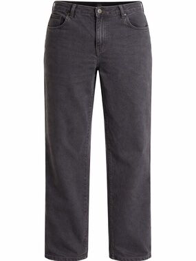 Heads Up Black Cotton Wide-Leg Jeans Size 44